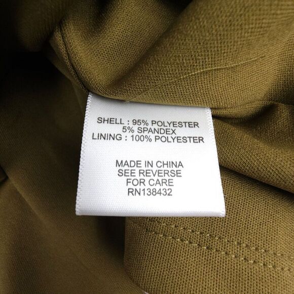 NEW Modcloth Vintage 50s Modest French Girl Wrap Dress Retro Leaf Print Plus 3X - Picture 6 of 6